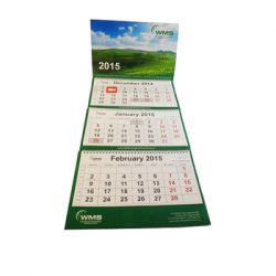 Three-Month Calendar Printing