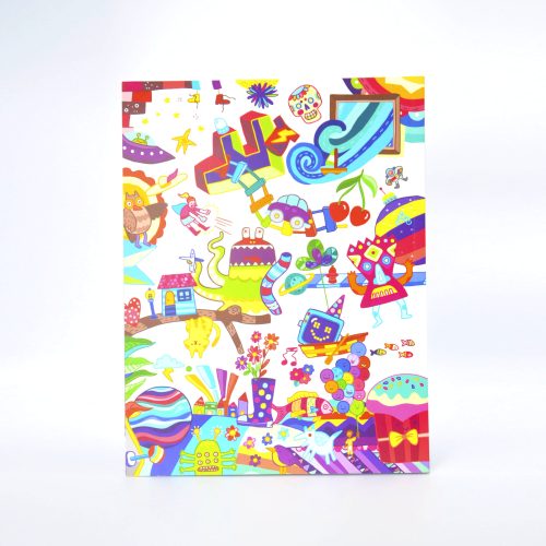 Customized machine ABC colorful scrap book book for kids painting and reading - Image 5