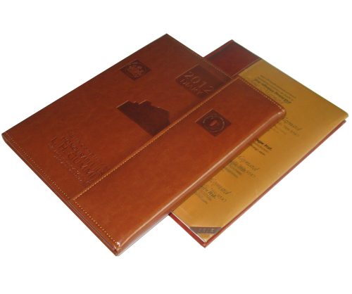 Leather Cover Books Printing With Case Bound