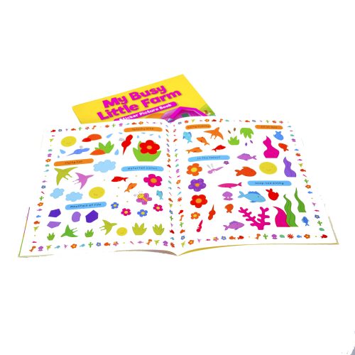 Custom top quality coloring cardboard digital A5 brochure booklet printing