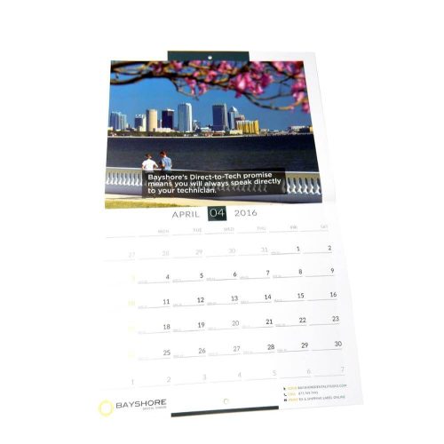 printing spiral binding wall calendar of 3-month - Image 5