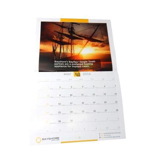 printing spiral binding wall calendar of 3-month - Image 4