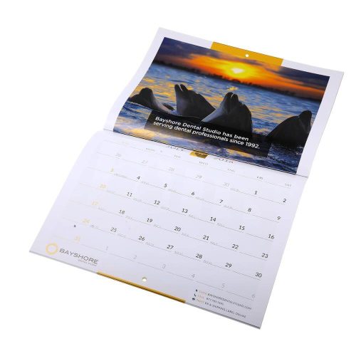 printing spiral binding wall calendar of 3-month - Image 3