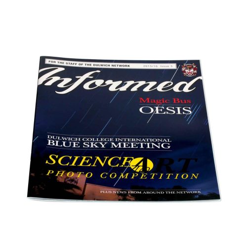 Full color glossy art paper book a3 magazine printing
