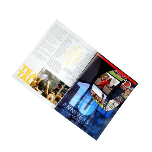 Art paper full color matte lamination a4 magazine printing