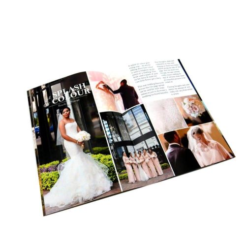 Wholesale custom full color printing 48 pages A4 magazine