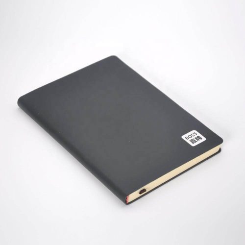 Custom Leather-bound Notebook Thick High-end Cowhide Cover Notebooks Blank/Line Page Diary Notebook printing