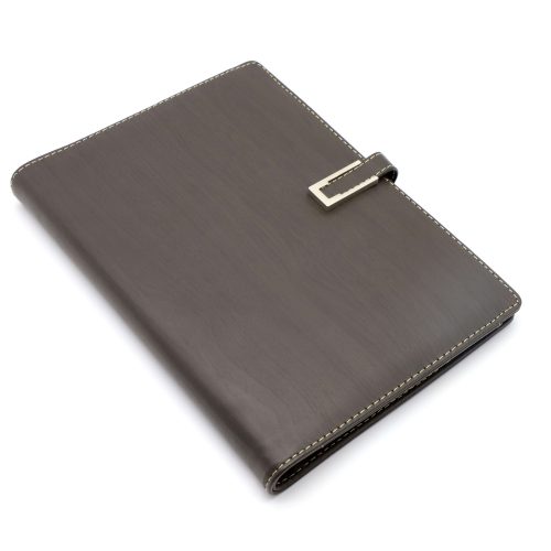 Custom exquisite leather cover perfect binding hardcover notebook with button - Image 4